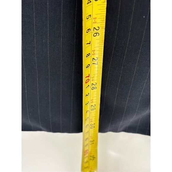 Brooks Brothers Sport Coat Blazer Men Size 39R Navy Blue Pinstriped - Picture 6 of 10